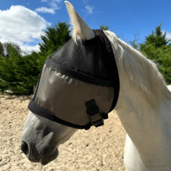 Masque anti-mouche anti-UV 90% Helios sans oreilles Equidiva