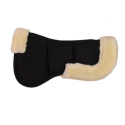 Amortisseur cheval à cales Wooly 3D Mesh velours Pro-Confort Horsewear noir