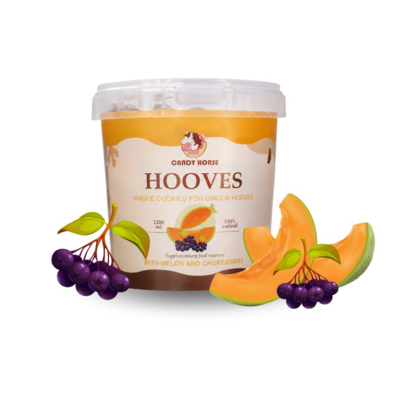 Hooves friandises cheval melon et aronia Rainbow World Candy Horse 1200ml