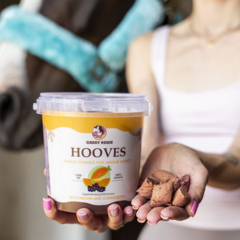 Hooves friandises cheval melon et aronia Rainbow World Candy Horse 1200ml