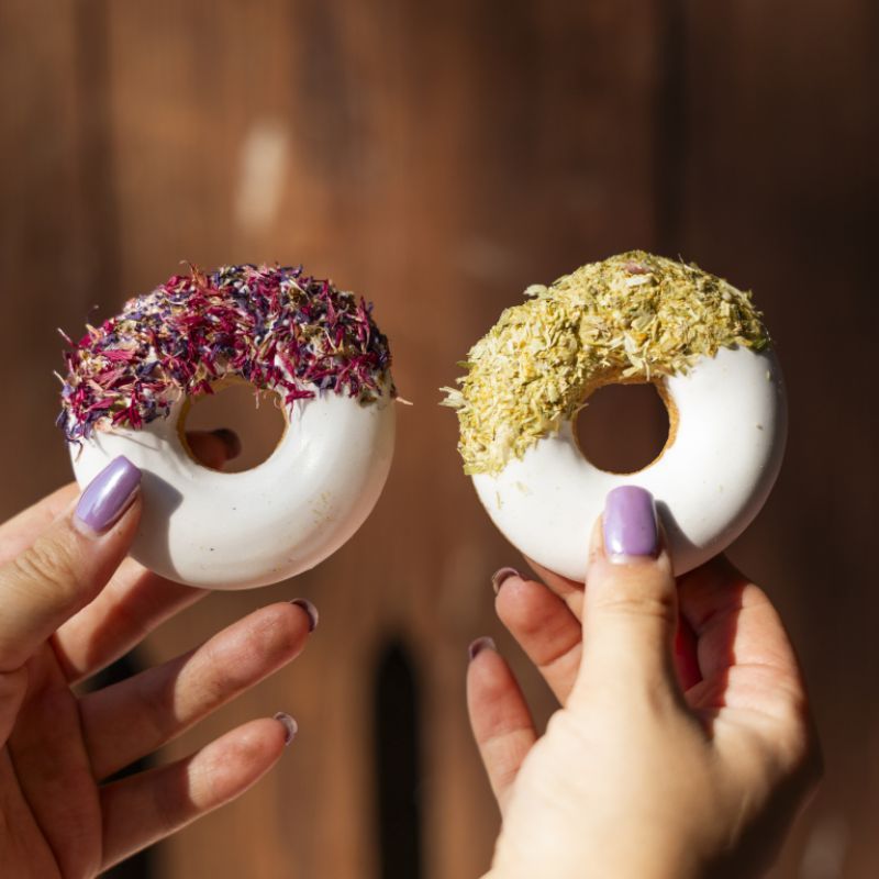 Donuts Cornflower friandises cheval Rainbow World Candy Horse lot de 2