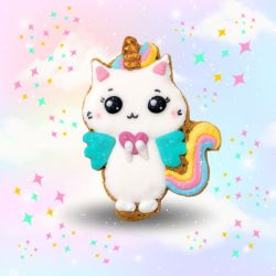 Biscuits glacés friandises cheval Rainbow World Candy Horse chaton