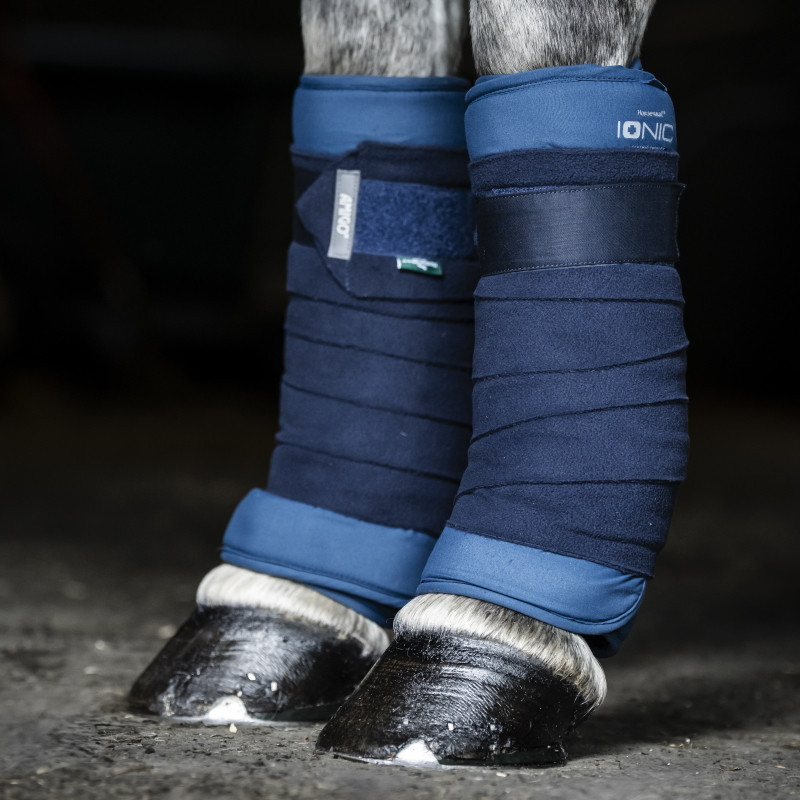 Sous-bandes cheval thérapeutiques Ionic Horseware bleu