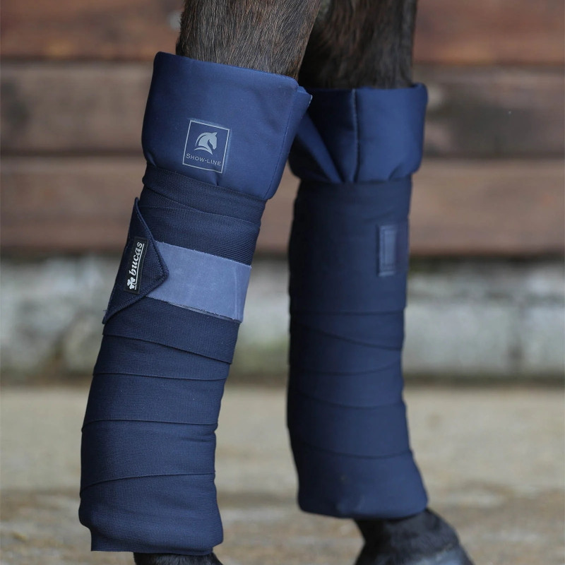 Sous-bandes cheval Show Line Bucas lot de 4