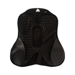 Dessus de selle cheval gel Acavallo Dri Lex Ortho Pubis noir