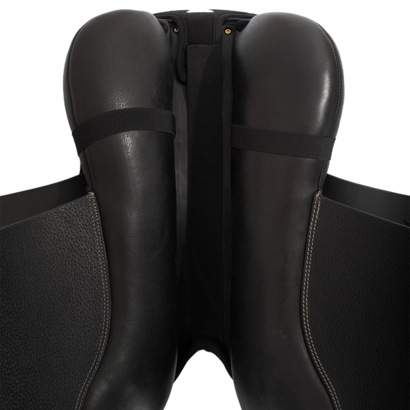 Dessus de selle cheval gel Acavallo Dri Lex Ortho Pubis noir
