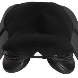Dessus de selle cheval gel Acavallo Dri Lex Ortho Pubis noir