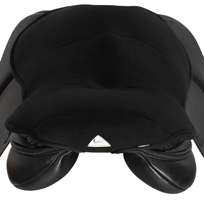 Dessus de selle cheval gel Acavallo Dri Lex Ortho Pubis noir