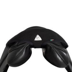 Dessus de selle cheval gel Acavallo Dri Lex Ortho Pubis noir