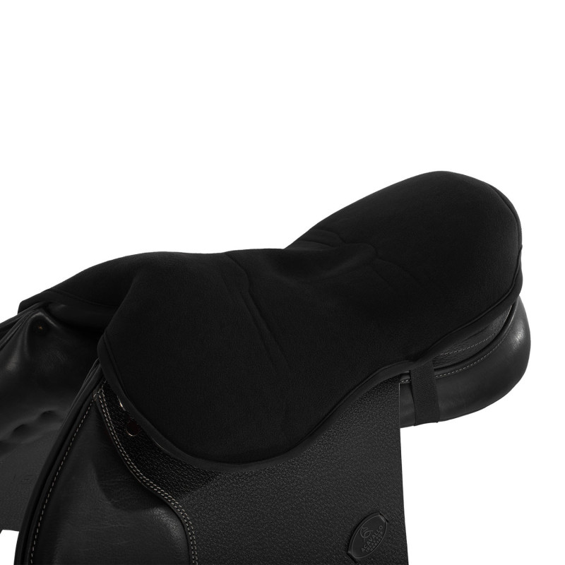 Dessus de selle cheval gel Acavallo Dri Lex Ortho Pubis noir