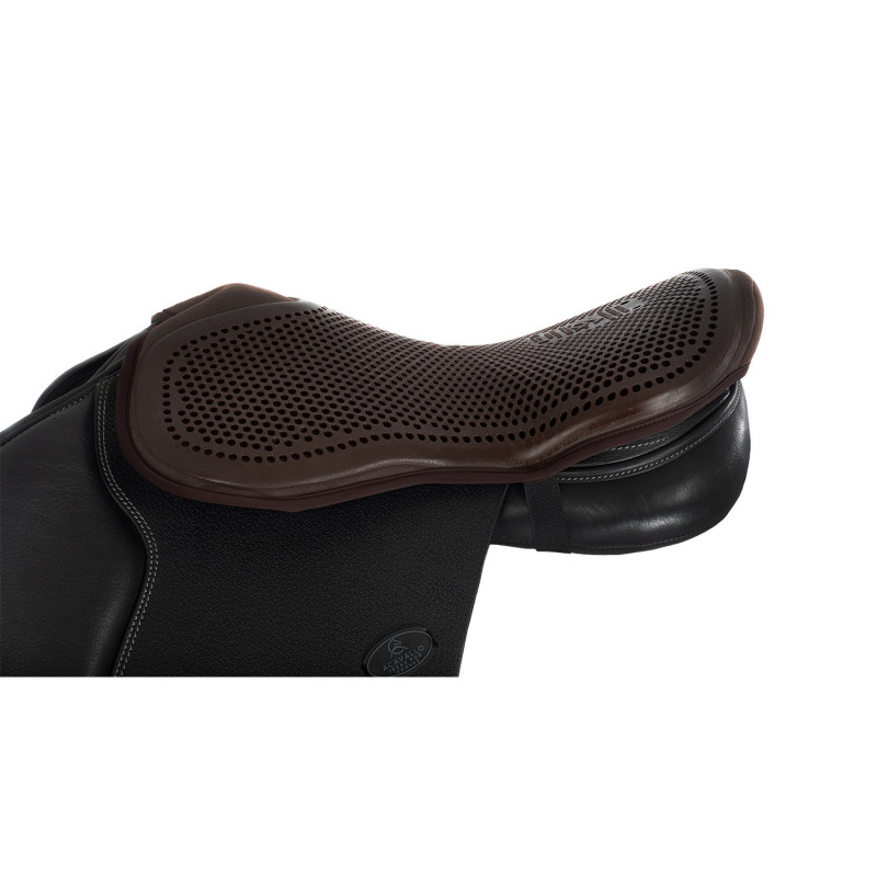 Dessus de selle cheval gel Acavallo Dri Lex 10mm marron