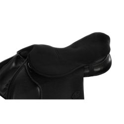 Dessus de selle cheval gel Acavallo Dri Lex Ortho Coccyx noir