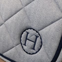 Tapis de selle cheval Charma Harcour chevrons