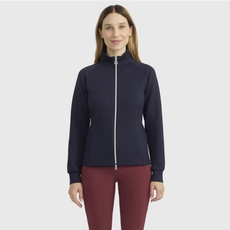 Sweat technique équitation femme Clotilde Harcour marine