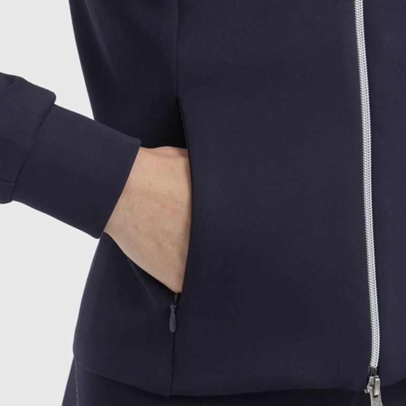 Sweat technique équitation femme Clotilde Harcour marine