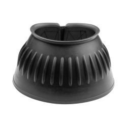 Cloches cheval caoutchouc véritable Velcro Waldhausen noir