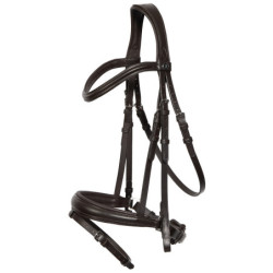 Bridon cheval cuir Soft Anatomic Harry's Horse marron