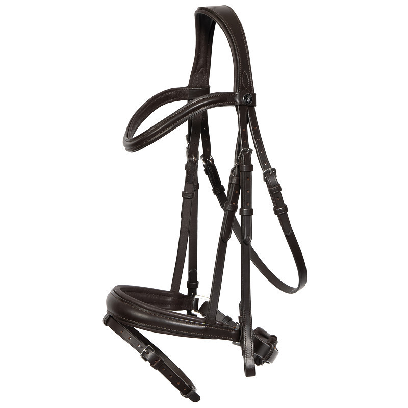 Bridon cheval cuir Soft Anatomic Harry's Horse marron