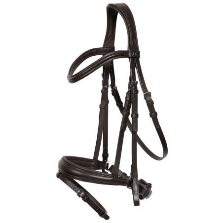 Bridon cheval cuir Soft Anatomic Harry's Horse marron