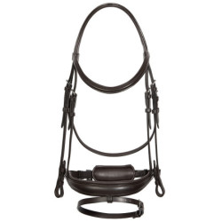 Bridon cheval cuir Soft Anatomic Harry's Horse marron