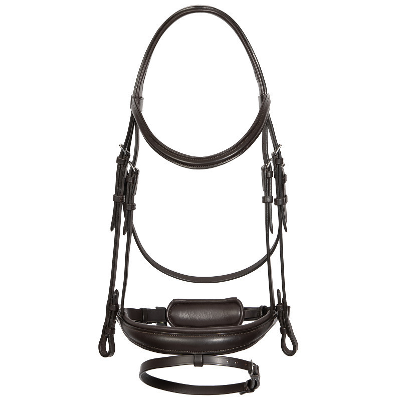 Bridon cheval cuir Soft Anatomic Harry's Horse marron
