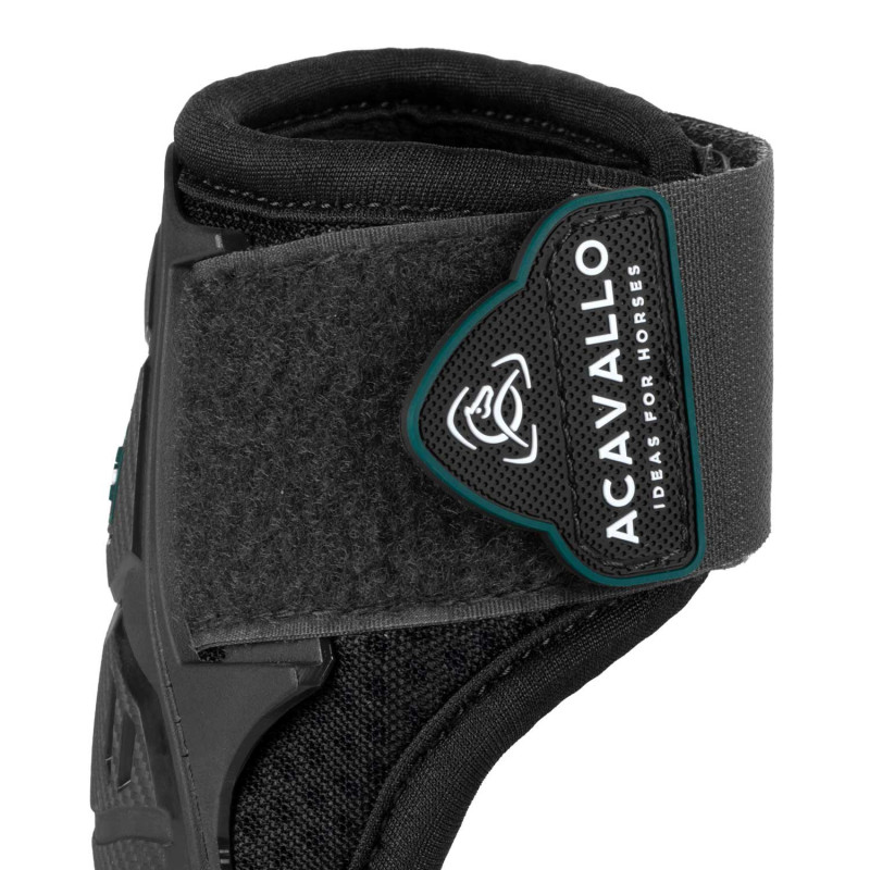 Protège-boulets cheval Skeleton Dynamic Zone Acavallo noir