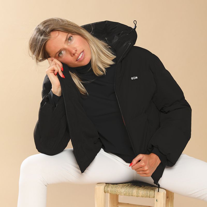 Doudoune équitation femme Royale GEM noir