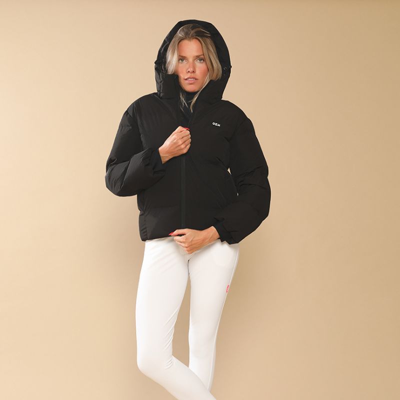 Doudoune équitation femme Royale GEM noir