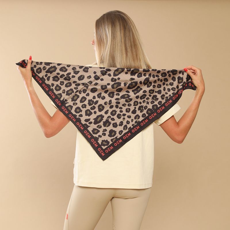 Foulard équitation Leopard GEM