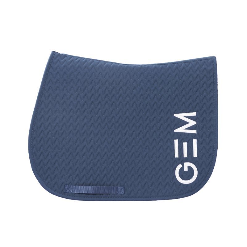 Tapis cheval Ten Obstacle GEM bleu orage