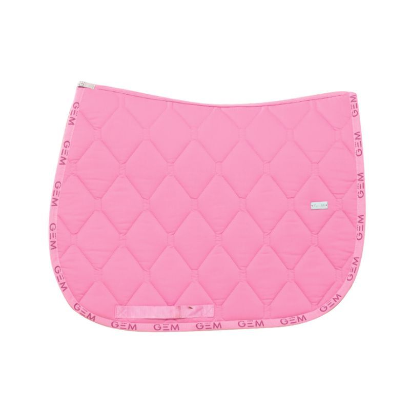 Tapis cheval Love Obstacle GEM rose tissu pailleté