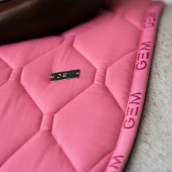 Tapis cheval Love Obstacle GEM rose tissu pailleté