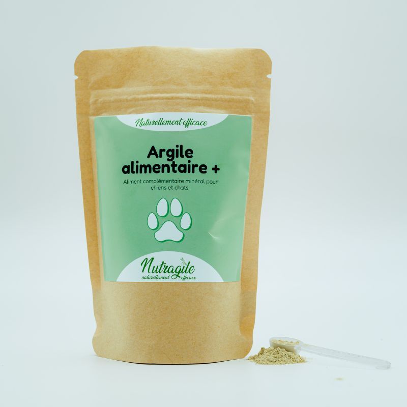 Argile alimentaire + chien et chat Nutragile