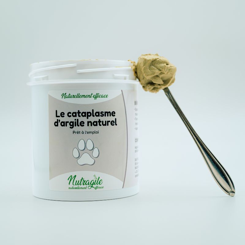 Cataplasme naturel argile chien et chat Nutragile 750g