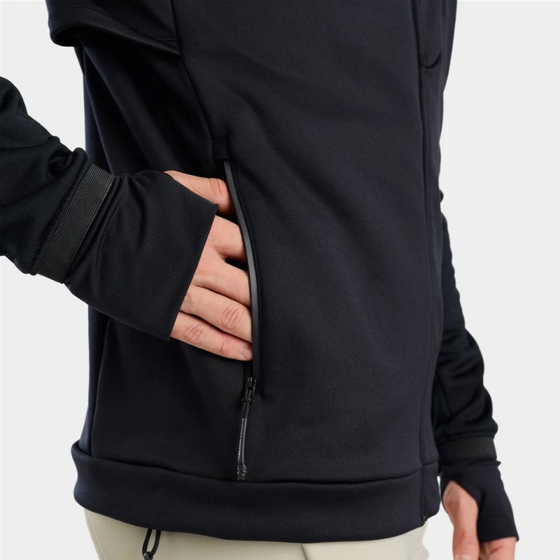 Veste sweat équitation homme Quest Horse Pilot noir