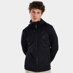 Veste sweat équitation homme Quest Horse Pilot noir
