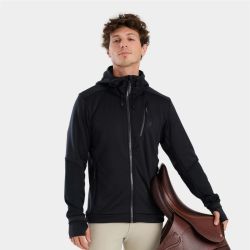 Veste sweat équitation homme Quest Horse Pilot noir