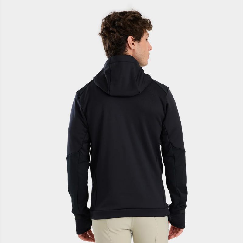 Veste sweat équitation homme Quest Horse Pilot noir