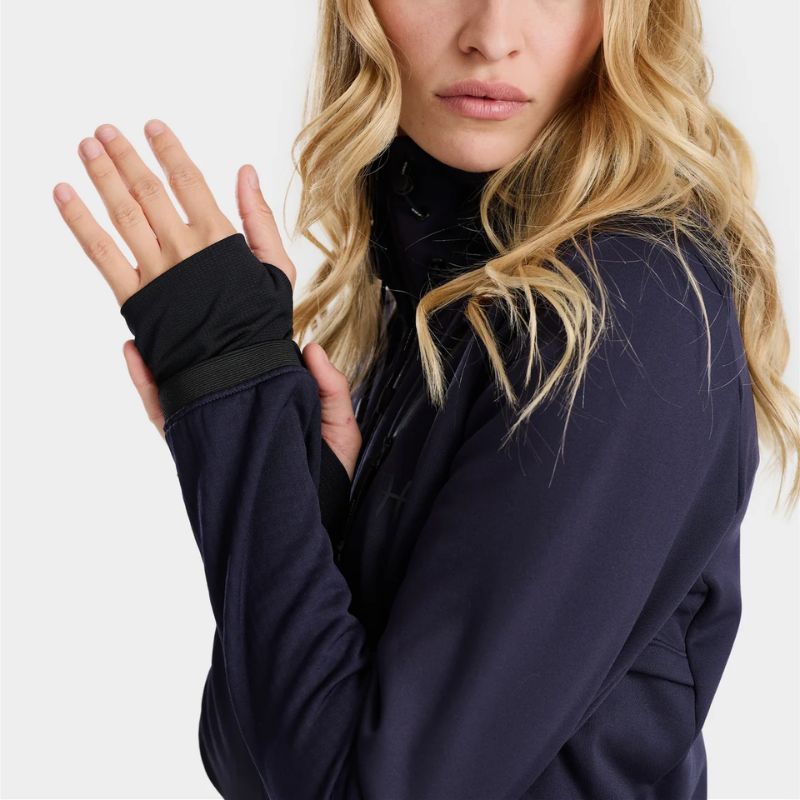 Veste sweat équitation femme Quest Horse Pilot marine