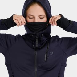 Veste sweat équitation femme Quest Horse Pilot marine