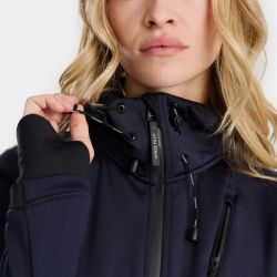 Veste sweat équitation femme Quest Horse Pilot marine