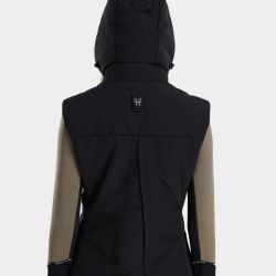 Doudoune équitation femme sans manches Frost Horse Pilot noir