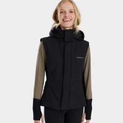 Doudoune équitation femme sans manches Frost Horse Pilot noir