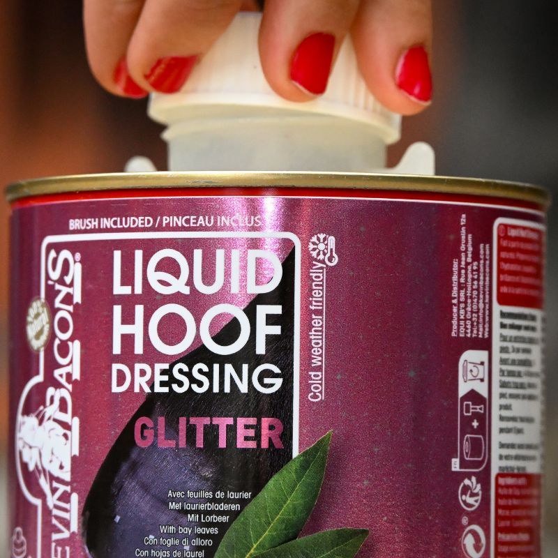 Liquid Hoof Dressing Glitter Rose Gold Edition Kevin Bacon's huile sabot cheval 500ml