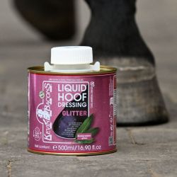 Liquid Hoof Dressing Glitter Rose Gold Edition Kevin Bacon's huile sabot cheval 500ml