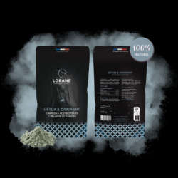 Détox et Drainant charbon + postbiotique Lorane drainage cheval 300g