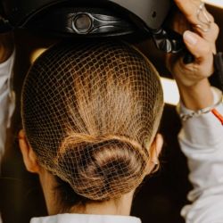 Résille équitation filet cheveux lot de 2 blond
