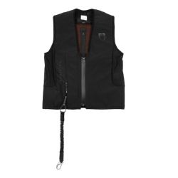 Gilet airbag équitation avec protection dorsale D30 niveau 2 Equestro noir