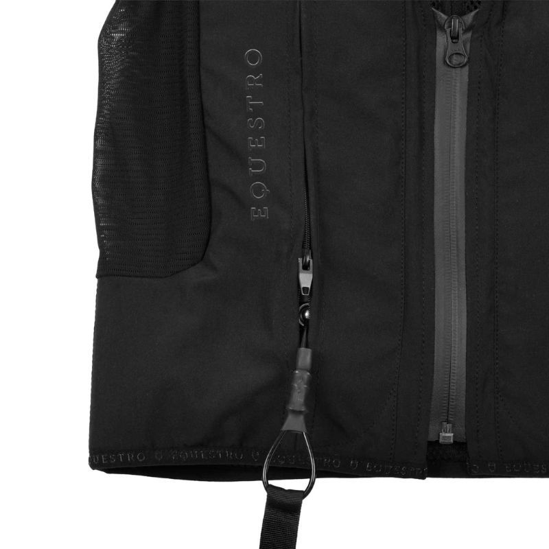 Gilet airbag équitation avec protection dorsale D30 niveau 2 Equestro noir