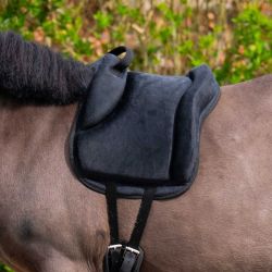 Tapis de monte à cru cheval Barebackpad Ultimate Harry's Horse noir